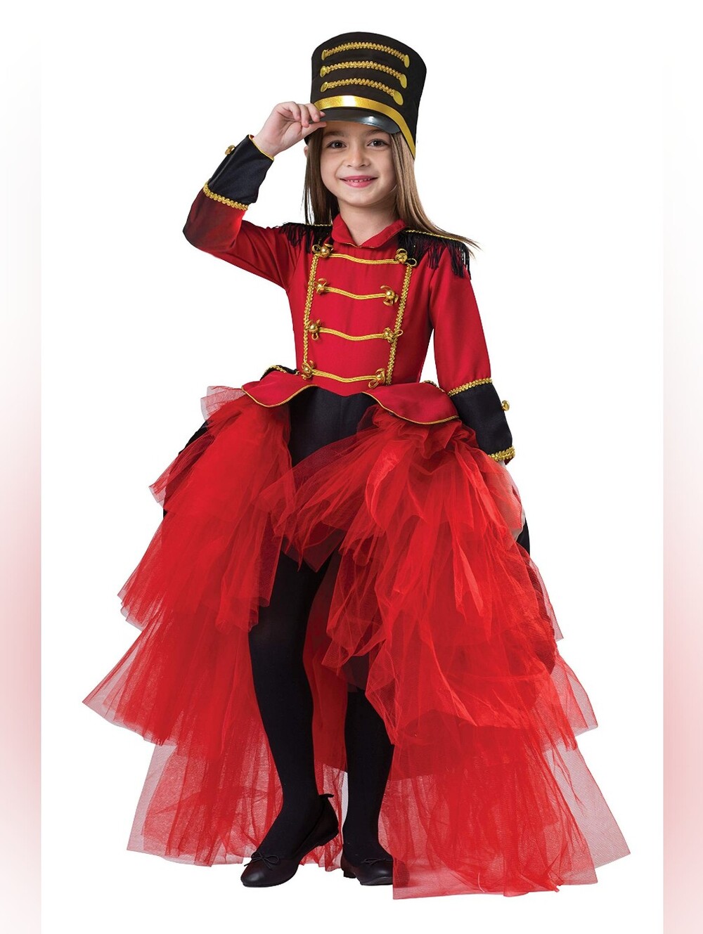 Girls Band Majorette Nutcracker Costume, M